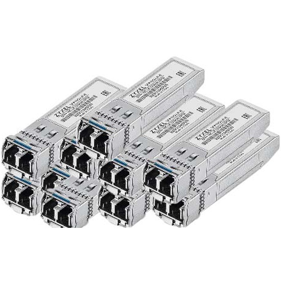 ZYXEL SFP10G-SR-E (pack of 10 pcs), SFP transceiver multi mode, SFP +, Duplex LC, 850nm, 300 m
