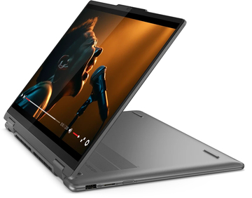 Ноутбук Lenovo Yoga 7 2-in-1 14AHP9 Ryzen 7 8840HS/16Gb/SSD1Tb/14.0&quot;/IPS/WUXGA/Win11H/grey (83DK006QKG)