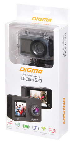 Экшн-камера DIGMA DiCam 520