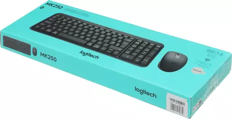 Клавиатура+мышь Logitech MK250 920-013853, цвет черный
