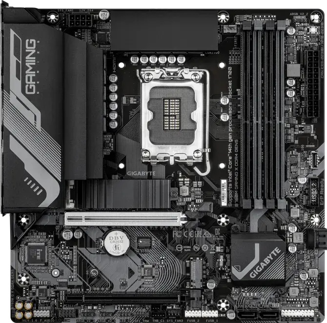 Материнская плата Gigabyte LGA 1700 Intel B760 B760M GAMING X DDR4 GEN5