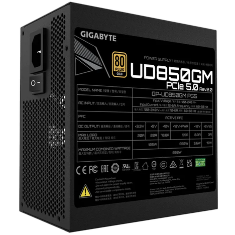 Блок питания Gigabyte UD850GM PG5 V2