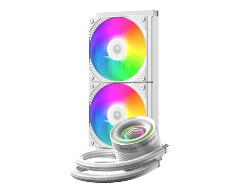 Кулер Процессорный ID-Cooling система водяного охлаждения FX240 INFINITY White