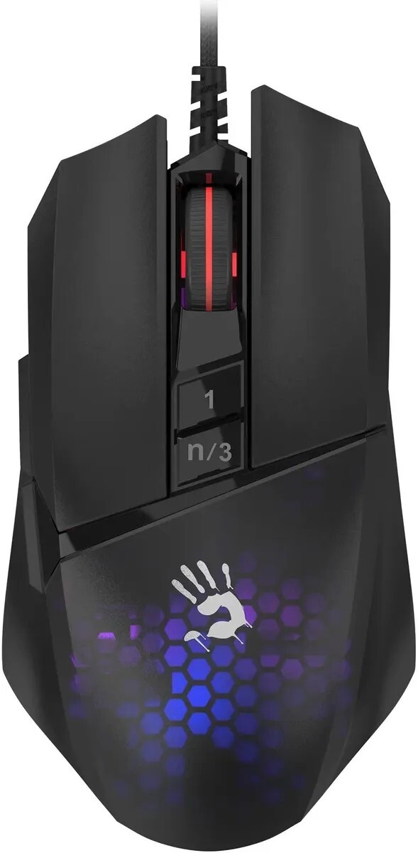 Мышь A4tech Bloody W65 Max Mini W65 MAX MINI HONEYCOMB, цвет черный