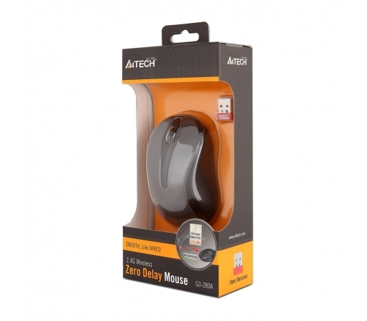 Мышь A4tech G3-280A, цвет черный