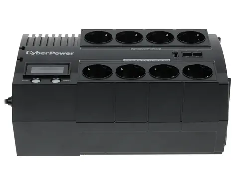 Источник бесперебойного питания/ UPS Line-Interactive CyberPower BR1000ELCD 1000VA/600W USB/RJ11/45/charger A/С (4+4 EURO)