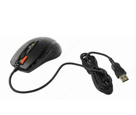 Мышь A4Tech V-Track F5 черный/рисунок оптическая 3000dpi USB 6but