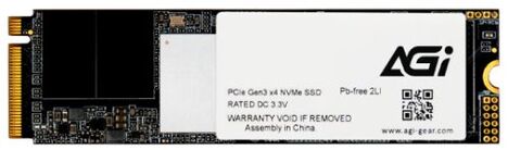 Внутренний твердотельный накопитель AGI PCI-E x4 256GB