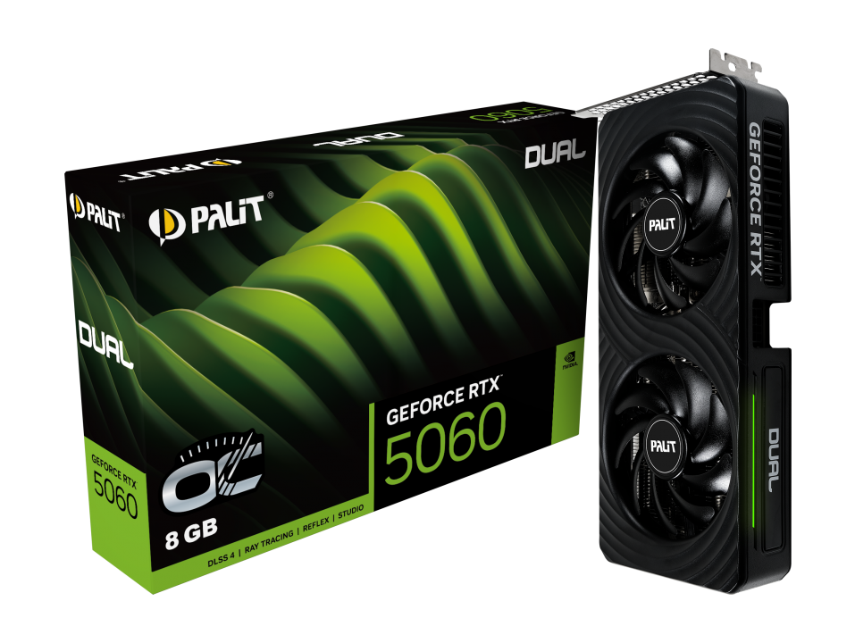 Видеокарта Palit GeForce RTX 5060 8 ΓБ Retail
