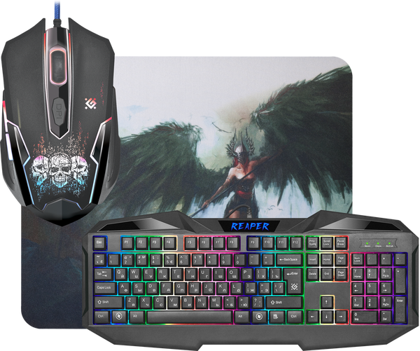 

Клавиатура+мышь Defender Reaper MKP-018 52018, цвет черный