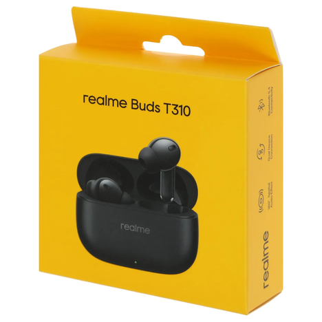 Bluetooth-гарнитура realme Buds T310, цвет черный