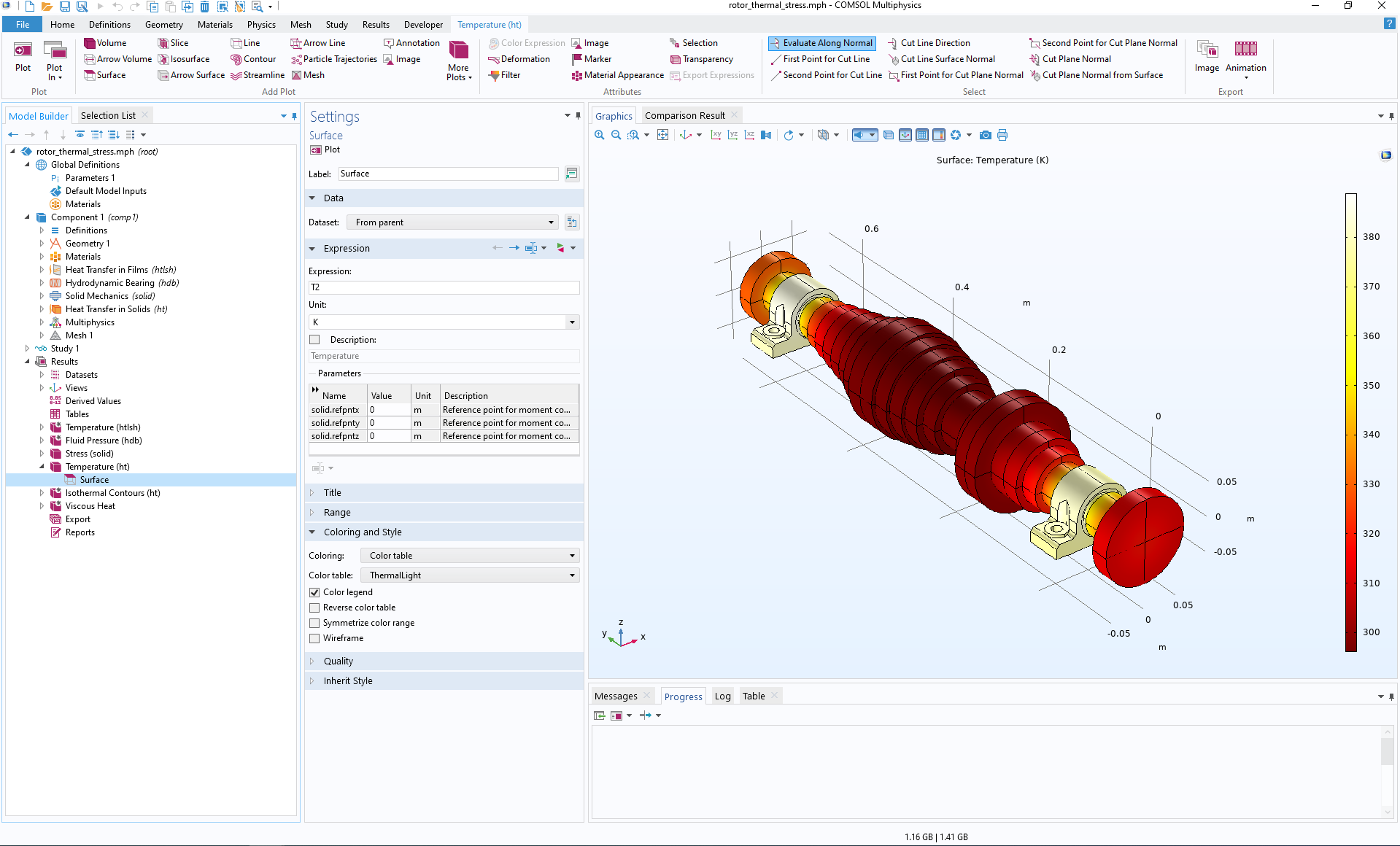 Модуль «Роторная динамика» для программы COMSOL Multiphysics®