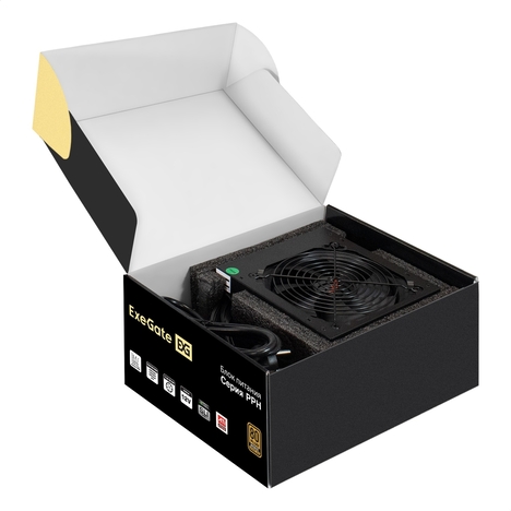 Блок питания Exegate ATX 80PLUS PPH 80 PLUS Bronze 500W 500PPH