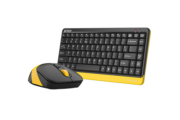 Клавиатура+мышь A4tech Клавиатура + мышь Fstyler FG1110 FG1110 BUMBLEBEE, цвет черный