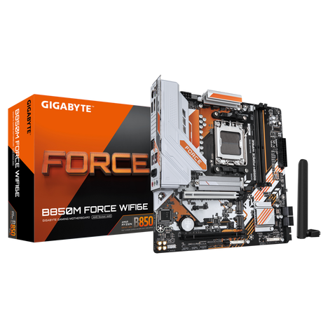 Материнская плата Gigabyte AM5 AMD B850 B850M FORCE WIFI6E