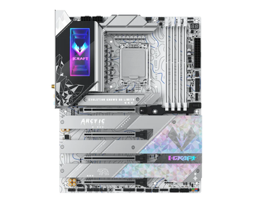 Материнская плата Maxsun LGA 1851 Intel Z890 iCraft Z890 ARCTIC