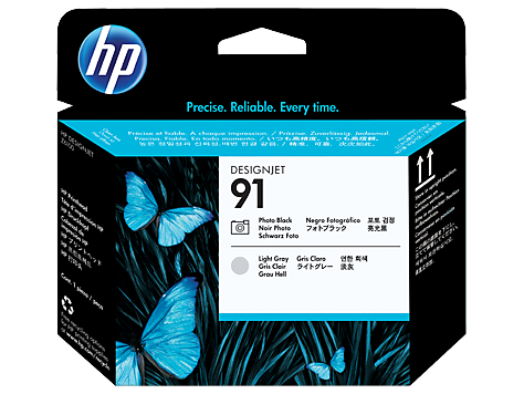 

Печатающая головка черный, светло-серый HP Inc. 91, C9463A