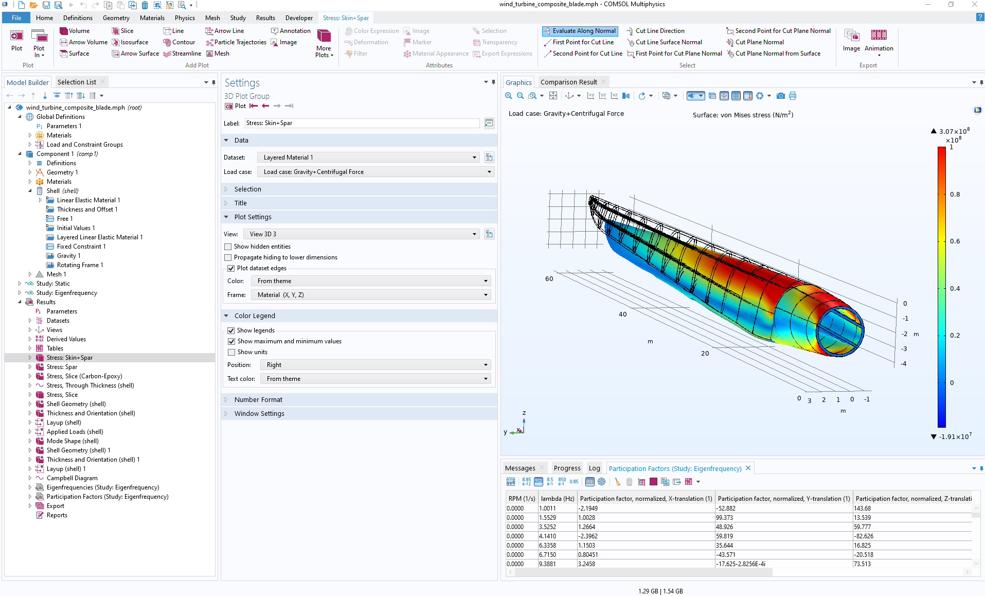 Модуль «Композитные материалы» для программы COMSOL Multiphysics®