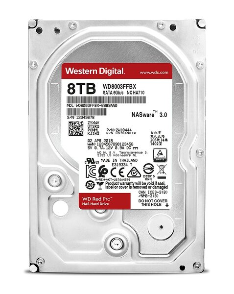 

Жесткий диск Western Digital Red Pro 3.5 FFBX 8TB 7.2K SATA3