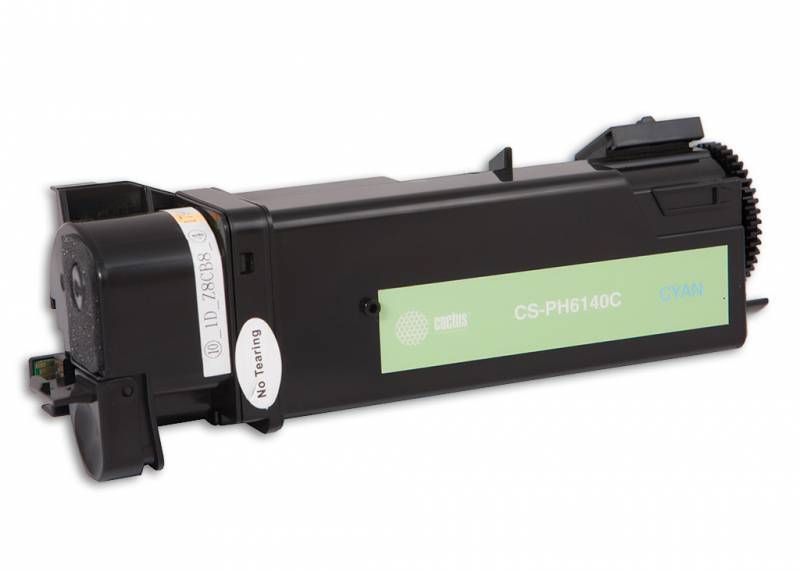 Тонер-картридж голубой Cactus CS-PH6140C