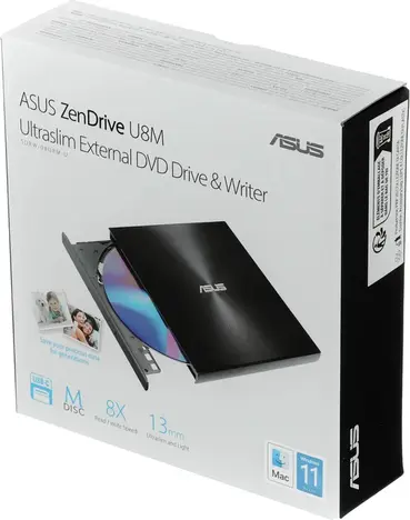 Оптический привод ASUS SDRW-08U8M-U