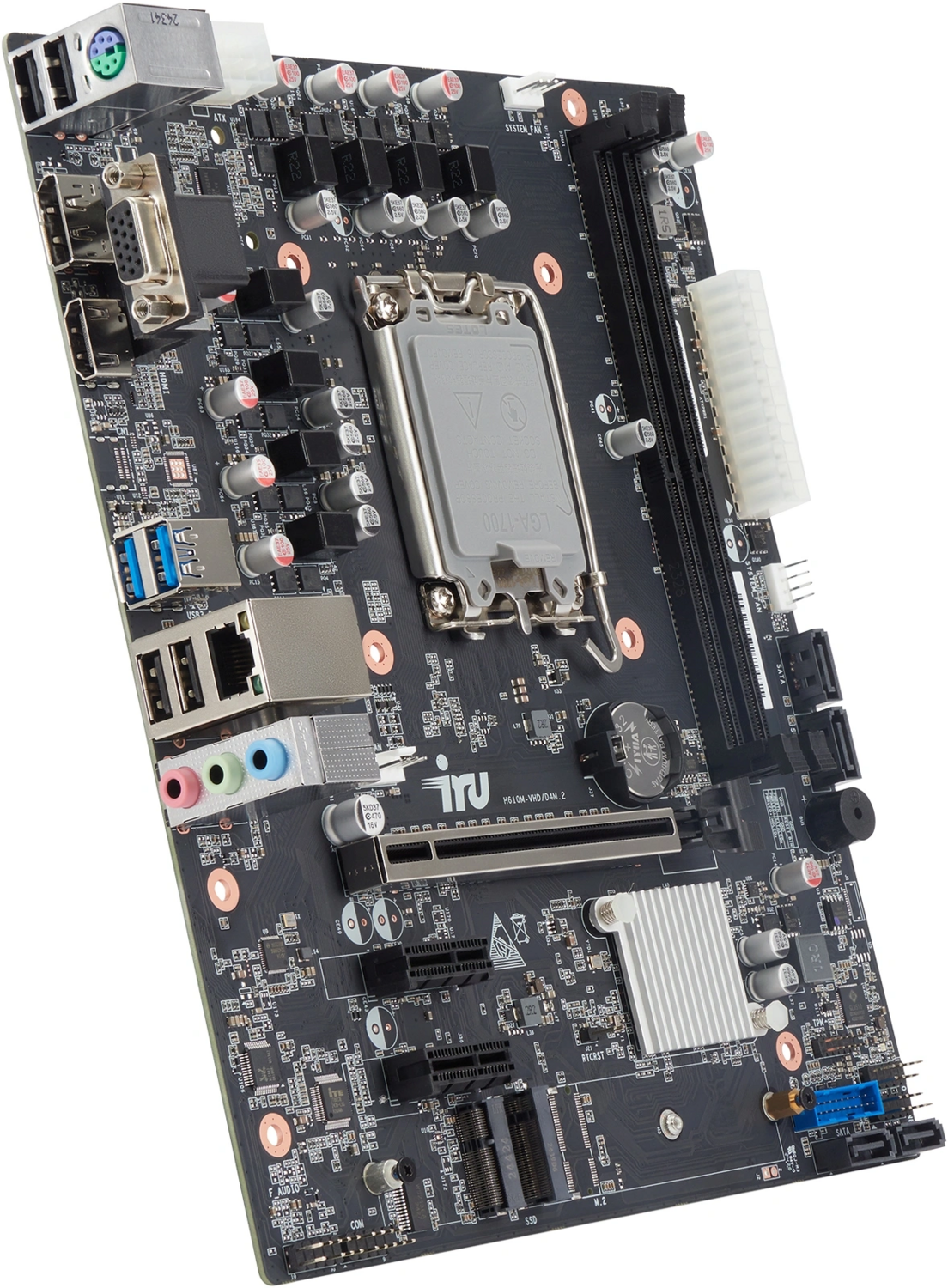 Материнская плата IRU LGA 1700 Intel H610 H610M-VHD/D4M.2