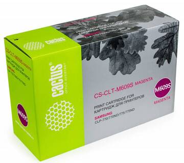 Тонер-картридж пурпурный Cactus CS-CLT-M609S