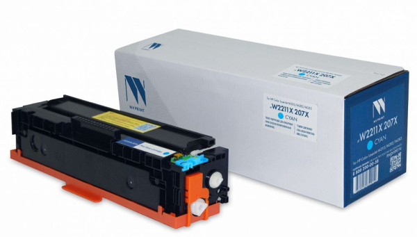 Картридж голубой NVPrint для HP, NV-W2211X-207X-C
