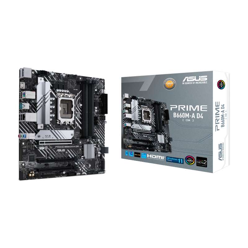 Материнская плата ASUS Intel B660 PRIME B660M-A D4-CSM