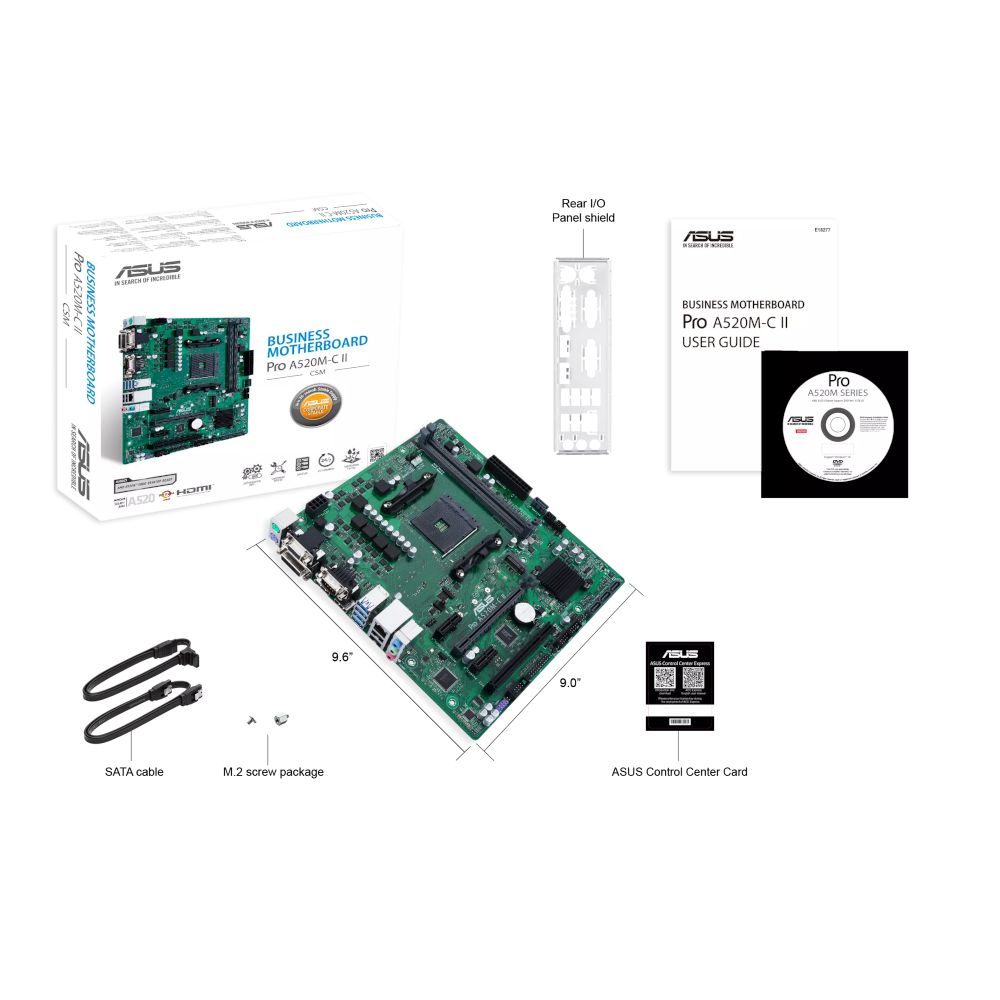 Материнская плата ASUS AMD A520 PRO A520M-C II/CSM