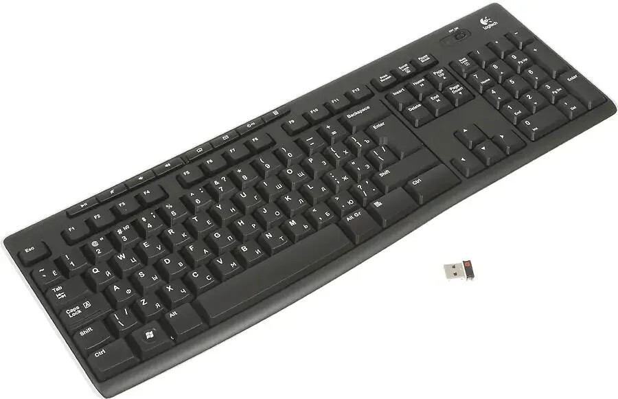 Клавиатура Logitech K270 920-003058, цвет черный  EN keyboard