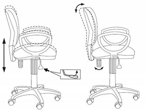Кресло Бюрократ  CH-626AXSN