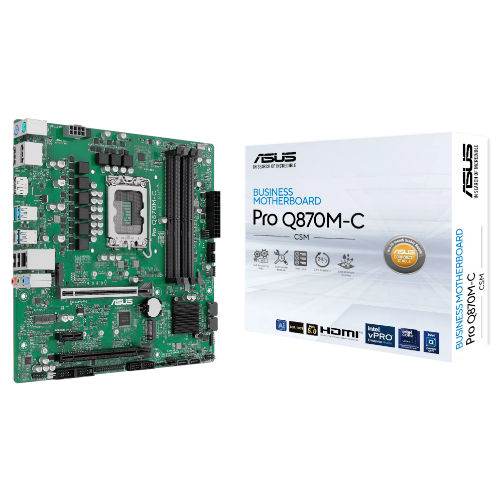 Материнская плата ASUS Intel Q870 PRO Q870M-C-CSM