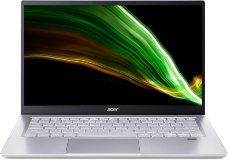 Ноутбук ACER Swift 3 SF314-511-32P8 Intel Core i3-1115G4 (серебристый)