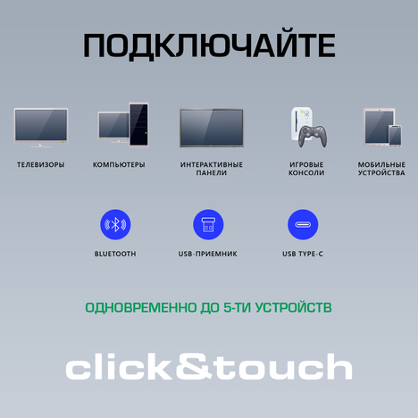 Клавиатура-тачпад Prestigio Click&Touch PSKEY1SGRU