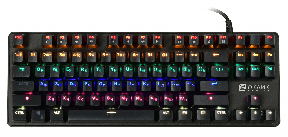 Клавиатура Oklick KeyBoard 969G SHOTGUN 1176616, цвет черный