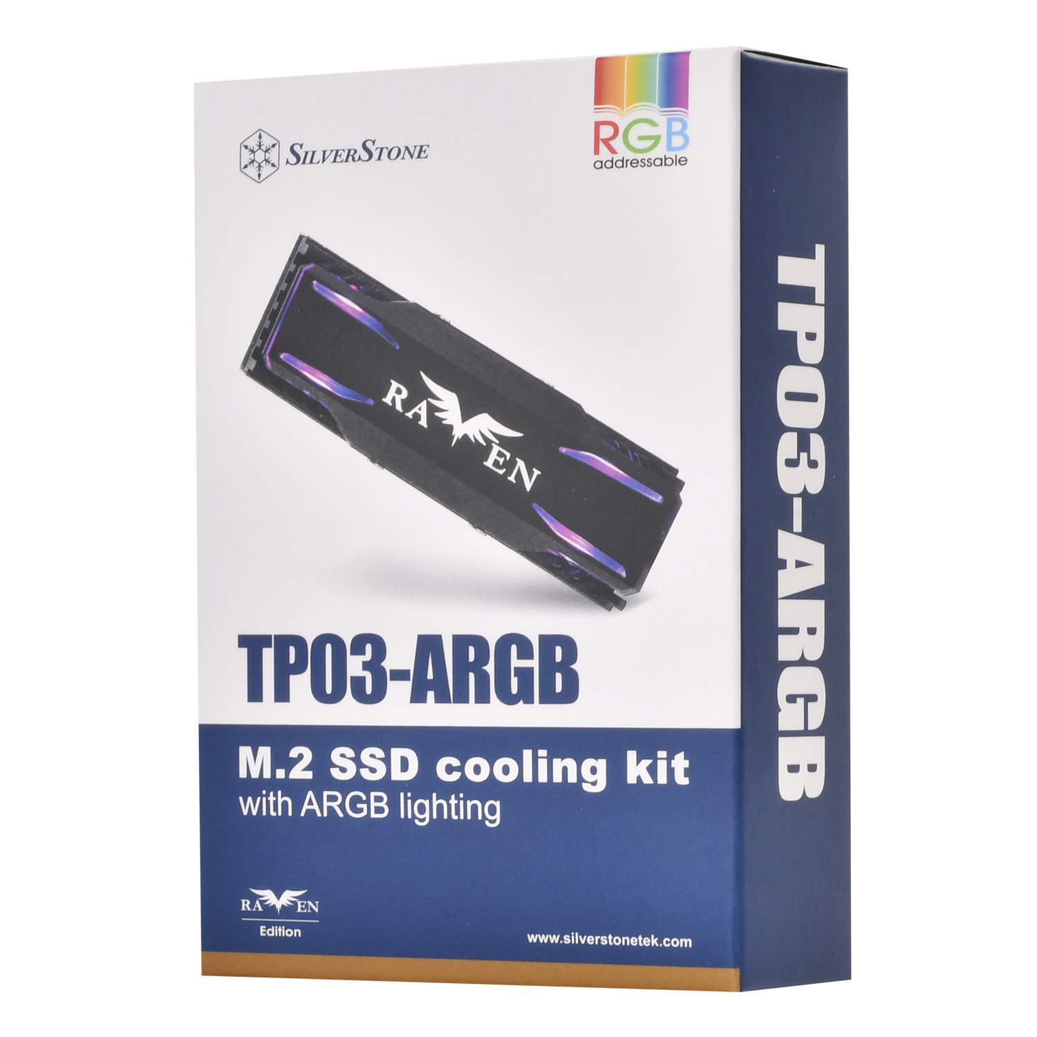 Радиатор Silverstone для M.2 SSD TP03-ARGB