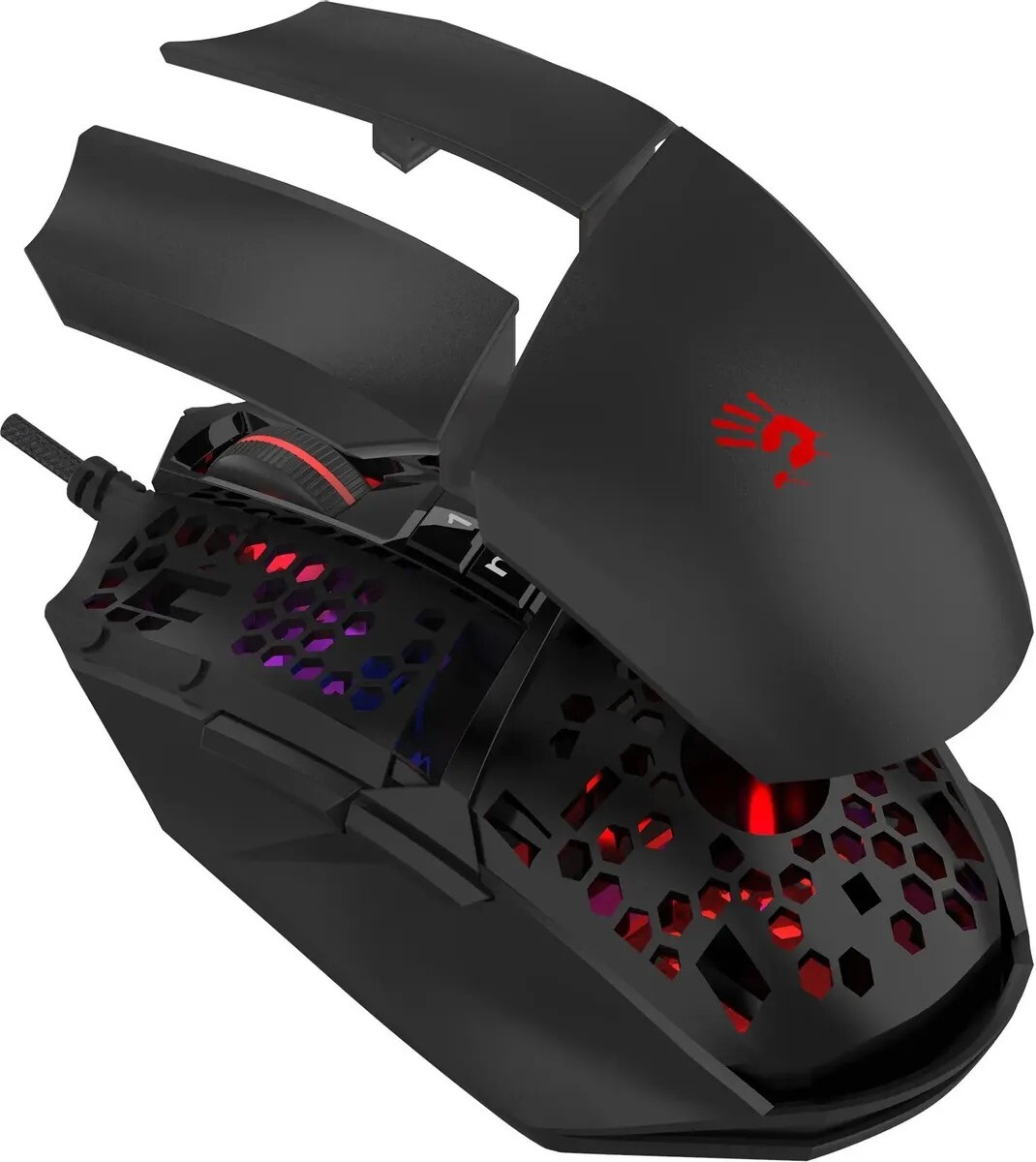 Мышь A4tech Bloody W65 Max Mini W65 MAX MINI STONE BLACK, цвет черный