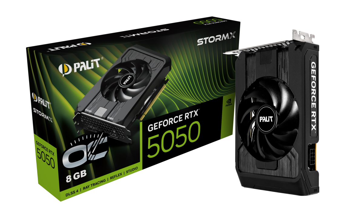 Видеокарта Palit GeForce RTX 5050 8 ΓБ Retail