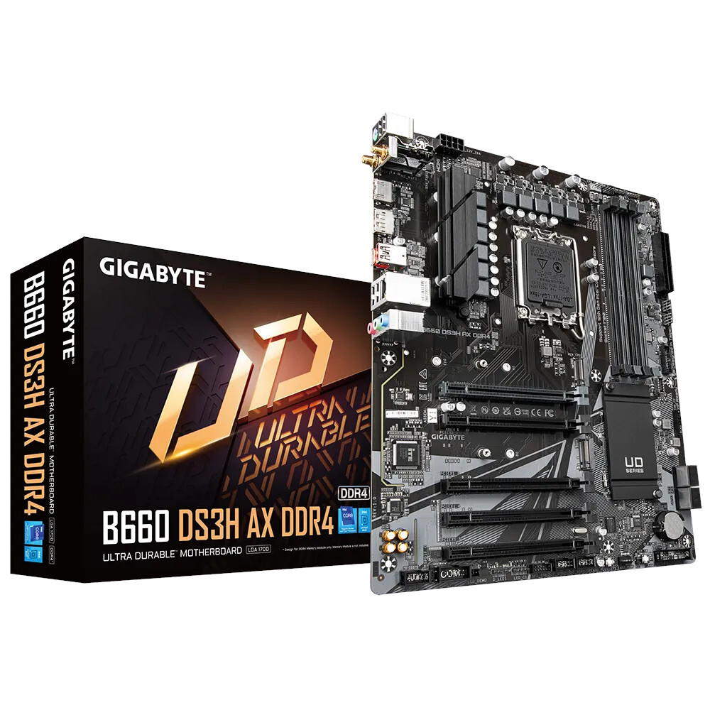 Материнская плата Gigabyte LGA 1700 Intel B660 B660 DS3H AX DDR4