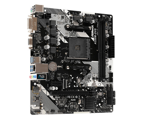 Материнская плата ASRock AM4 AMD A320 A320M-DVS R4.0