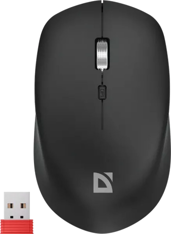 Мышь Defender Velvet MB-406 52406, цвет черный