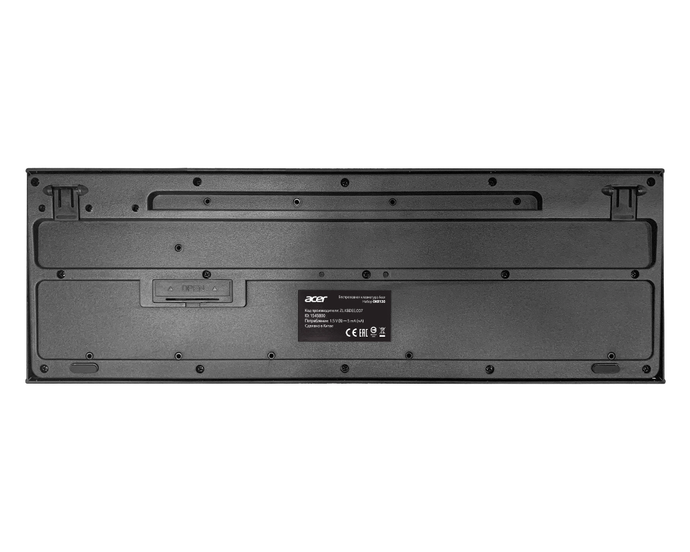 Клавиатура+мышь ACER Клавиатура + мышь OKR120 ZL.KBDEE.007, цвет черный