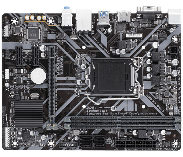 

Материнская плата Gigabyte LGA1151 Intel H370 H310M H 1.1