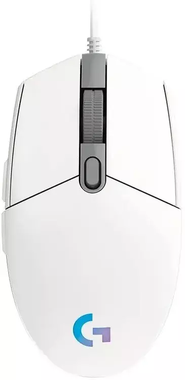 Мышь Logitech G102 Lightsync 910-005809, цвет белый