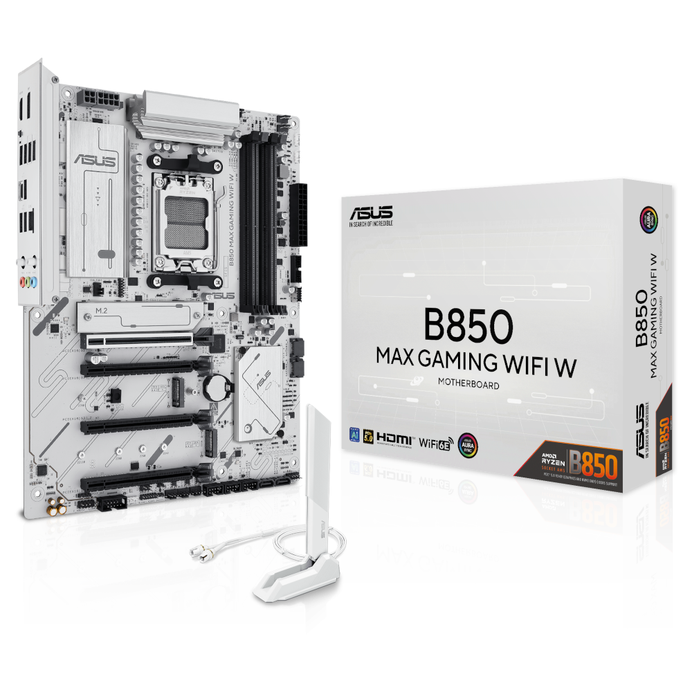 Материнская плата ASUS AMD B850 B850 MAX GAMING WIFI W