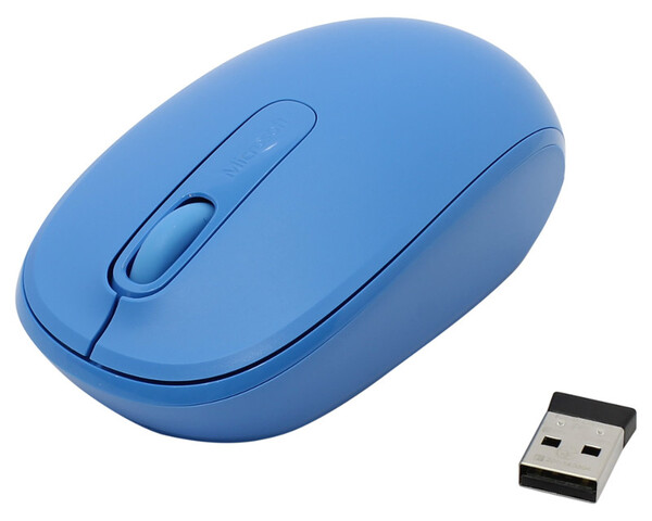

Мышь Microsoft Corporation Wireless Mobile Mouse 1850 U7Z-00058, цвет голубой