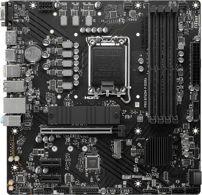 Материнская плата MSI Intel B760 PRO B760M-P DDR4