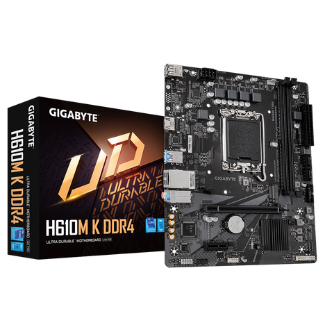 Материнская плата Gigabyte LGA 1700 Intel H610 H610M K DDR4 2.0