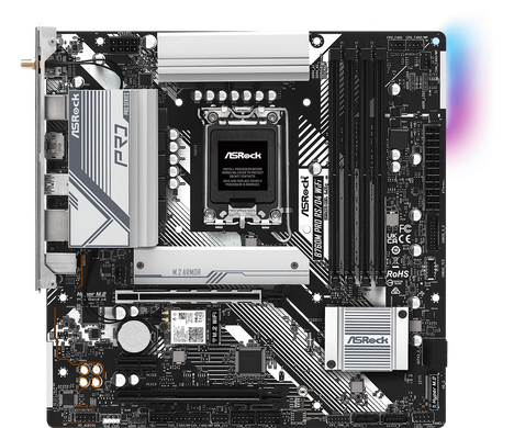 Материнская плата ASRock LGA 1700 Intel B760 B760M PRO RS/D4 WIFI
